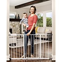 Regalo Easy Open 47-Inch Super Wide Walk Thru Baby Gate, Bonus Kit, Includes 4-Inch and 12-Inch Extension Kit, 4 Pack…