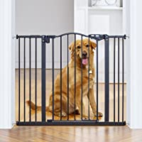 InnoTruth Wide Baby Gate for Dogs, Auto Close Pet Gate 29” to 39.6” Width with 30” Height, Tall Safety Coverage for…