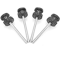 4 Pack 8MM Baby Gate Threaded Spindle Rod, Replacement Hardware Parts Kit for Pet & Dog Pressure Mounted Safety Gates…