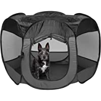 Furhaven Indoor-Outdoor Pop Up Exercise Playpen Pet Tent Playground for Small, Medium, and Large Dogs and Cats…