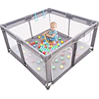 Baby Playpen , Large Baby Playard, Playpen for Babies with Gate Indoor & Outdoor Kids Activity Center , Sturdy Safety…