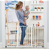 Regalo 56-Inch Extra WideSpan Walk Through Baby Gate, Includes 4-Inch, 8-Inch and 12-Inch Extension, 4 Pack of Pressure…