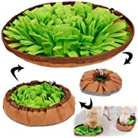 AWOOF Pet Snuffle Mat for Dogs, Interactive Feed Game for Boredom, Encourages Natural Foraging Skills for Cats Dogs Bowl…