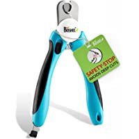 BOSHEL Dog Nail Clippers and Trimmer - With Safety Guard to Avoid Over-cutting Nails & Free Nail File - Razor Sharp…