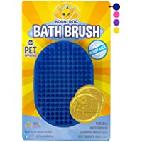 Bodhi Dog New Grooming Pet Shampoo Brush | Soothing Massage Rubber Bristles Curry Comb for Dogs & Cats Washing…