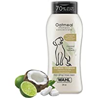 Wahl Dry Skin & Itch Relief Pet Shampoo for Dogs – Oatmeal Formula with Coconut Lime Verbena & 100% Natural Ingredients…
