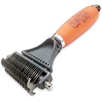 GoPets Dematting Comb with 2 Sided Professional Grooming Rake for Cats & Dogs