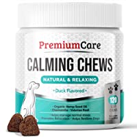 PREMIUM CARE Calming Chews for Dogs - Made in USA - Helps with Dog Anxiety, Separation, Barking, Stress Relief…