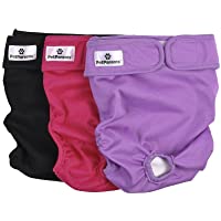 Pet Parents Washable Dog Diapers (3pack) of Durable Doggie Diapers, Premium Female Dog Diapers