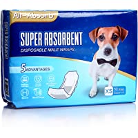All-Absorb A27 Male Dog Wrap, 50 Count, X-Small