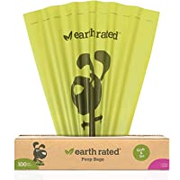 Earth Rated Dog Poop Bags, Dog Waste Bags on a Large Single Roll, Grab and Go, Guaranteed Leak-proof, Great for Backyard…