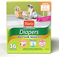 Hartz Disposable Diapers with Adjustable Tail Hole for Female & Male Dogs - Comfortable & Secure Fit for Leak Proof…
