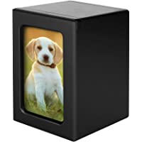 NEWDREAM: Dog Urns for Ashes, pet Urns, Box for Dog Ashes, Pet Ashes Photo Box,Ash Box for Dogs, Wood Keepsake Memorial…