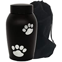 ENBOVE Funeral Cremation Urns for Dogs Cats, in Loving Memory Gone but Not Forgotten You Left Paw Prints on My Heart