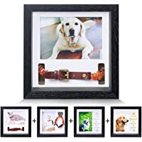 KCRasan Pet Memorial Picture Frame - Dog Memorial Sentiment Frame for Loss of Dog Gifts - Pet Collar Frame Remembrance…