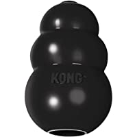 KONG - Extreme Dog Toy - Toughest Natural Rubber, Black - Fun to Chew, Chase and Fetch