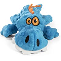 goDog Gators Squeaker Dog Toy with Chew Guard Technology Tough Plush Dog Toy Reinforced Seams