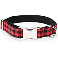 Timos Dog Collar for Small Medium Large Dogs,Adjustable Soft Puppy Collars with Metal Buckle