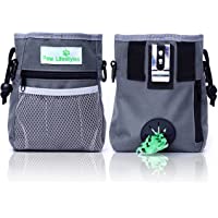 Paw Lifestyles – Dog Treat Training Pouch – Easily Carries Pet Toys, Kibble, Treats – Built-in Poop Bag Dispenser – 3…