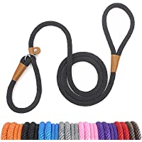 lynxking Dog Leash Slip Lead and Snap Hook Leash Braided Rope Durable Pet Strong Training Traffic Walking Lead Leash for…