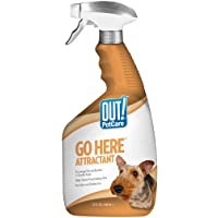 OUT! PetCare Go Here Attractant Indoor and Outdoor Dog Training Spray | House-Training Aid for Puppies and Dogs | 32 oz