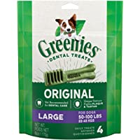 GREENIES Original Large Dog Natural Dental Treats (50 -100 lb. dogs)