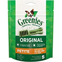 Greenies Original Petite Natural Dental Dog Treats (15 - 25 lb. dogs)