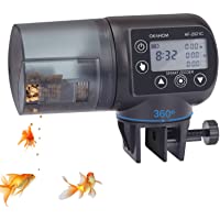 Automatic Fish Feeder for Aquarium - Easy Programmable Fish Feeder Automatic Dispenser for Turtle Fish Tank Timer Fish…