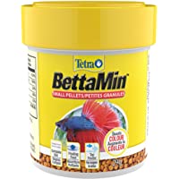 Tetra Betta Small Pellets 1.02 Ounce, Complete Nutrition Plus Color Boost