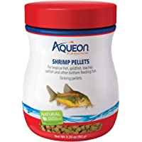 Aqueon 06188 Shrimp Pellets Fish Food, 3-1/4-Ounce