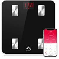 FITINDEX Smart Body Fat Scale, Digital BMI Weight Wireless Scale, Body Composition Monitor with Smartphone App for Body…