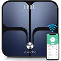 Digital Scale, Runcobo Wi-Fi Bluetooth Auto, Switch Smart Scale Digital Weight, Premium Body Fat Scale for Weight, 14…