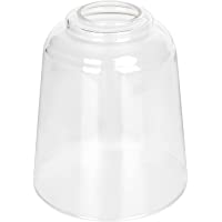 Clear Glass Shade Light Replacement 1-Pack, 5.67 inch High, 5 inch Diameter, 1.65 inch Fitter, Glass Lampshade Cover for…