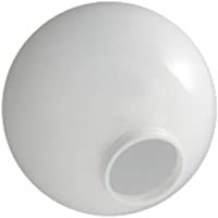 10 in. White Acrylic Globe - 4 in. Extruded Neck Opening - American PLAS-10NW