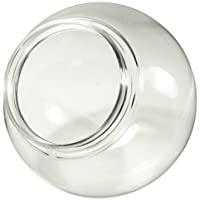 6 in. Clear Acrylic Globe - 3.25 in. Extruded Neck Opening - American 3202-50650