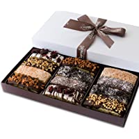 Barnett's Gourmet Chocolate Biscotti Cookies Gift Basket, Christmas Holiday Him & Her Cookie Gifts, Prime Corporate Men…
