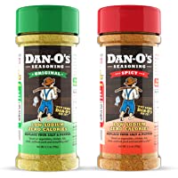 Dan-O's Seasoning Starter Pack - All Natural, Low Sodium, No Sugar, No MSG - Two (2) 3.5 oz Bottles