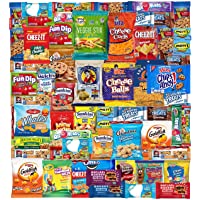 Snack Box Variety Pack (53 Count) Cookies Chips Candy Care Package for Office Meetings Schools College Students…
