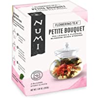 Numi Organic Tea Petite Bouquet, 4 Count Box of Flowering Tea Blossoms (Packaging May Vary)