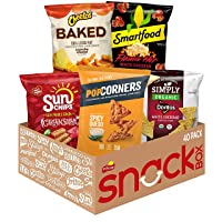 Frito-Lay Ultimate Hot & Bold Smart Care Package, Variety Pack, Individually Wrapped Snacks, Includes Popcorners, Simply…