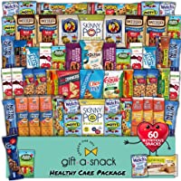 Healthy Snack Box Variety Pack Care Package (60 Count) Valentines Day 2022 Candy Gift Basket Idea for Kids Adults Teens…
