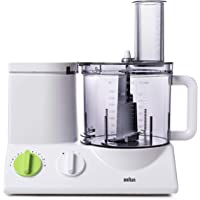 Braun FP3020 12 Cup Food Processor Ultra Quiet Powerful motor, includes 7 Attachment Blades + Chopper and Citrus Juicer…