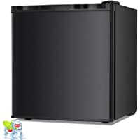 Kismile 1.1 Cu.ft Upright Freezer with Compact Reversible Single Door,Removable Shelves Free Standing Mini Freezer with…