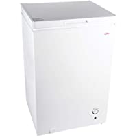 Koolatron Compact Chest Freezer with flip-up lid and 3.5 Cubic Feet Capacity - Mini Indoor Chest Freezer ideal for…
