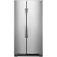 Kenmore 36" Side-by-Side Refrigerator and Freezer with 25 Cubic Ft. Total Capacity, Stainless Steel
