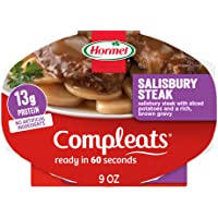 HORMEL COMPLEATS Salisbury Steak Microwave Tray, 9 oz. (6 Pack)