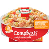 HORMEL COMPLEATS Hearty Chicken Pot Pie Stew Microwave Tray, 7.5 Ounces (Pack of 7)