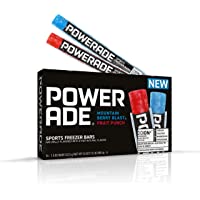 POWERADE Sports Freezer Bars, 1.5 oz – Refreshing Ice Pops with Electrolytes B Vitamins – Naturally Flavored with other…
