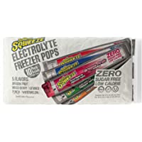 Sqwincher - 159200209 Sqweeze Zero Sugar Freezer Pops, five Assorted Flavors, 3 Fl. Oz, 10 Count (Pack of 5)