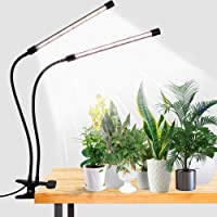 GooingTop LED Grow Light,6000K Full Spectrum Clip Plant Growing Lamp with White Red LEDs for Indoor Plants,5-Level…